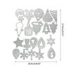 Christmas Earrings Metal Cutting Dies Card Embossing DIY Photo Album Template