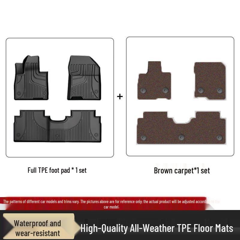 Custom TPE Floor Mats for Mercedes-Benz GLC Models (GLC300L, GLC260L, GLC200)