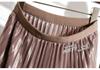 Double-Sided Mesh Beaded Pleated A-Line Bowknot Skirt - Slimming Summer 2025 Style
