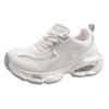 Mesh summer new breathable 2025 versatile dad shoes women's fashion lace-up platform sports casual white shoes