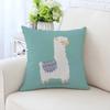 Cute Cartoon Alpaca Pillowcase Car Ornaments Office Living Room Sofa Home Pillowcase