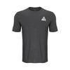 Under Armour Food Pyramid Cartoon Graphic Print Training Loose Fit Crew Neck Short Sleeve T-Shirt Men Tops Gray 1379551-012
