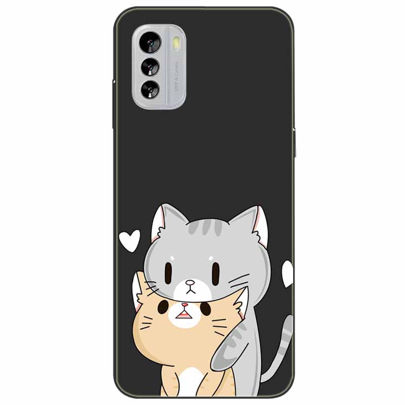 For Nokia G21 Case G11 Capa Silicone Cool Cats Tiger TPU Bumper Protector Soft Black Covers for Nokia G 11 NokiaG21 G 21 Fashion