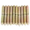 10pcs 6*50mm Dowel Screw Woodworking Furniture Connector Double Ended Screw
