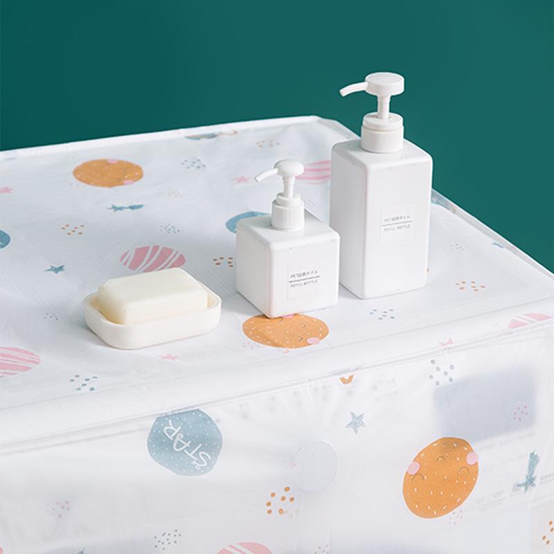 Top-Load/Front-Load Washing Machine Cover - Dustproof, Moistureproof & Mildewproof, Zippered PEVA Material