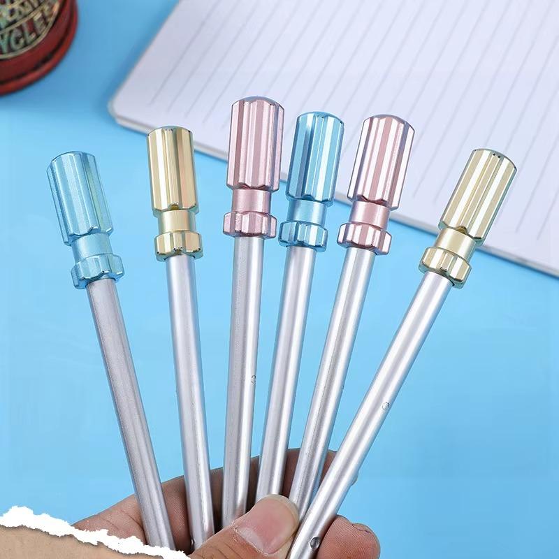 2Pcs Wrench Hammer Simulation Screwdriver Neutral Pen Set Durable High-value Stationery Cute Creative Office Supplies