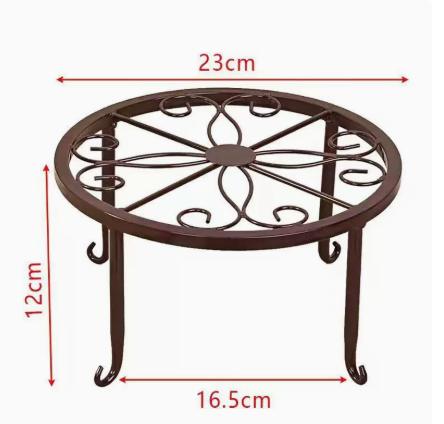 

Wrought iron small flower stand, floor-standing green ivy planter stand for living room and balcony one size