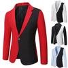Frühling 2022 Herren Colorblock Lässiger Blazer - Europäischer und Amerikanischer Stil Einfache Anzugjacke