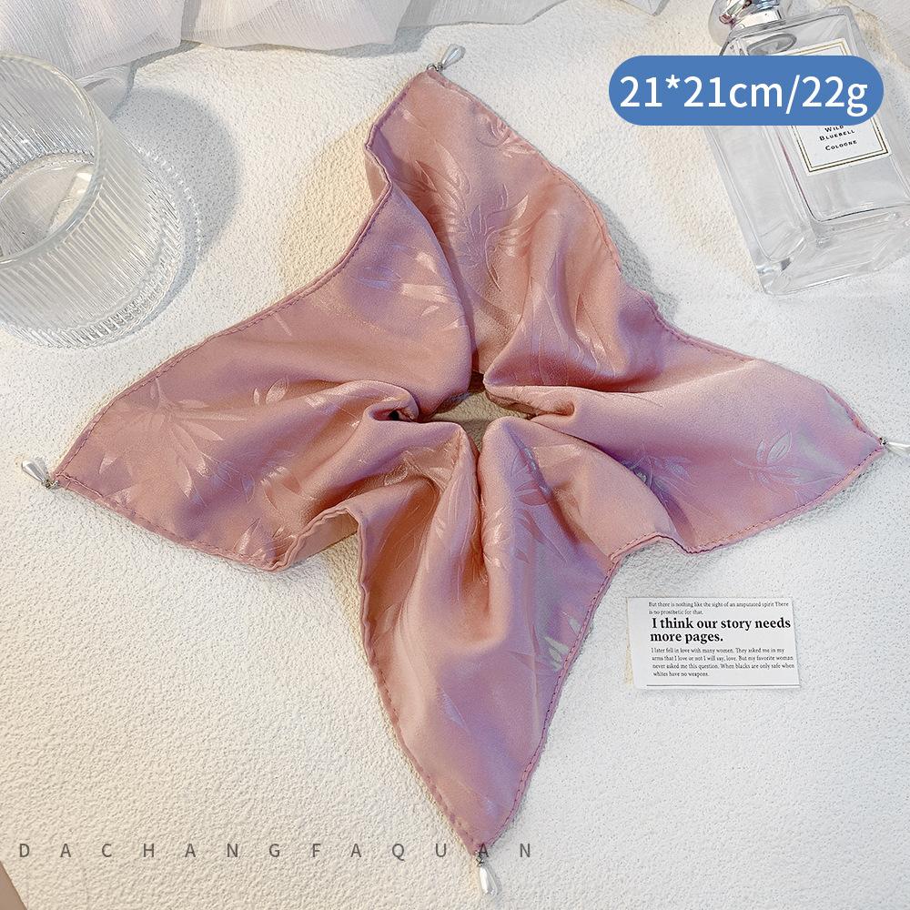 Women's Large Scrunchie Women Oversized Temperament Hair Rope French Square Scarf New Hair Accessories Headwear Girls Hair Bands