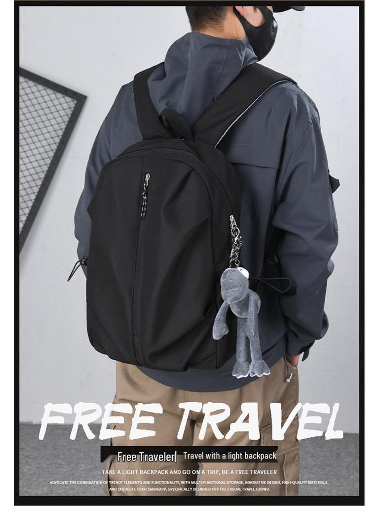 Damski Lekki Plecak Podróżny o Dużej Pojemności - Jednolity Kolor, Podwójne Ramię, Przyjazny dla Laptopa na Studia i do Turystyki Górskiej