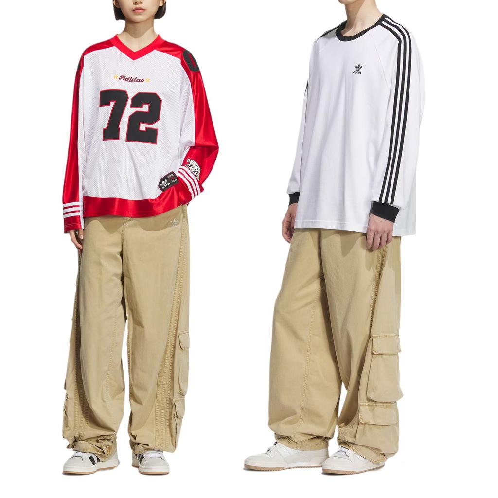 Adidas Originals Casual Pants Unisex Linen Khaki Brown KE0468