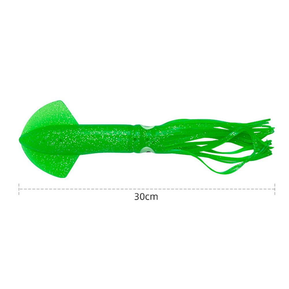 5Pcs 30cm Fishing Soft Lures Luminous Octopus Sea Fishing Wobbler Fishing Soft Bait Squid Lures for Saltwater