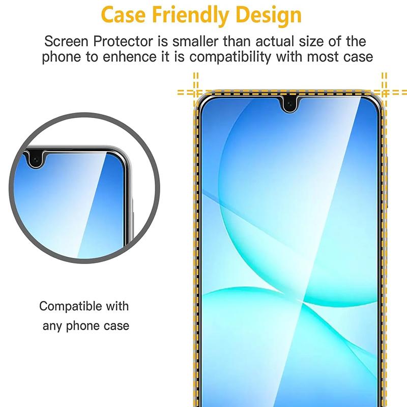 3pcs 9H Tempered Glass For Samsung Galaxy A17 5G Full Coverage Screen Protector For Galaxy A17 4G