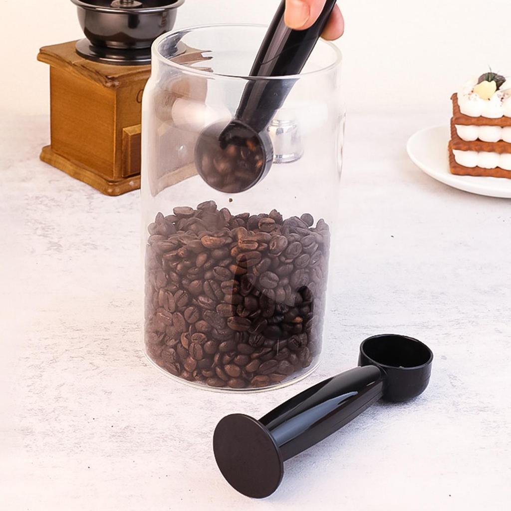 Stand Up Espresso Scoop Tamper Reusable Accurate Coffee Press Tool for Ground Coffee Protein Powder Hot Cocoa Mixing Tamping