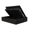Zwevende plank met geheim compartiment Zwart Veelzijdig Houten Zwevend   voor Decoratieve Items Parfums Verzamelingen