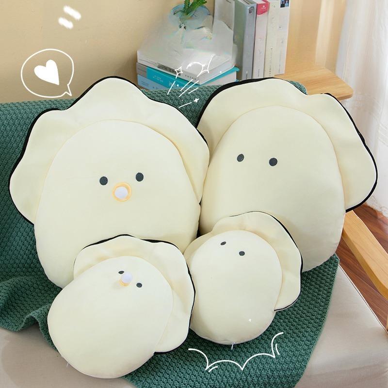 New Realistic Oyster Baby Plush Toy Cute Clam Stuffed Pillow Soothing Comfort Doll for Kids Girls Soft Cozy Essential