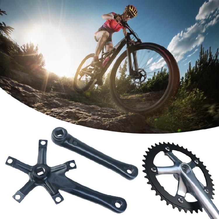 Aluminum Alloys Cranks Suit Durability Bike Crankset Bottom Brackets Cranks for Mountain Biking Event