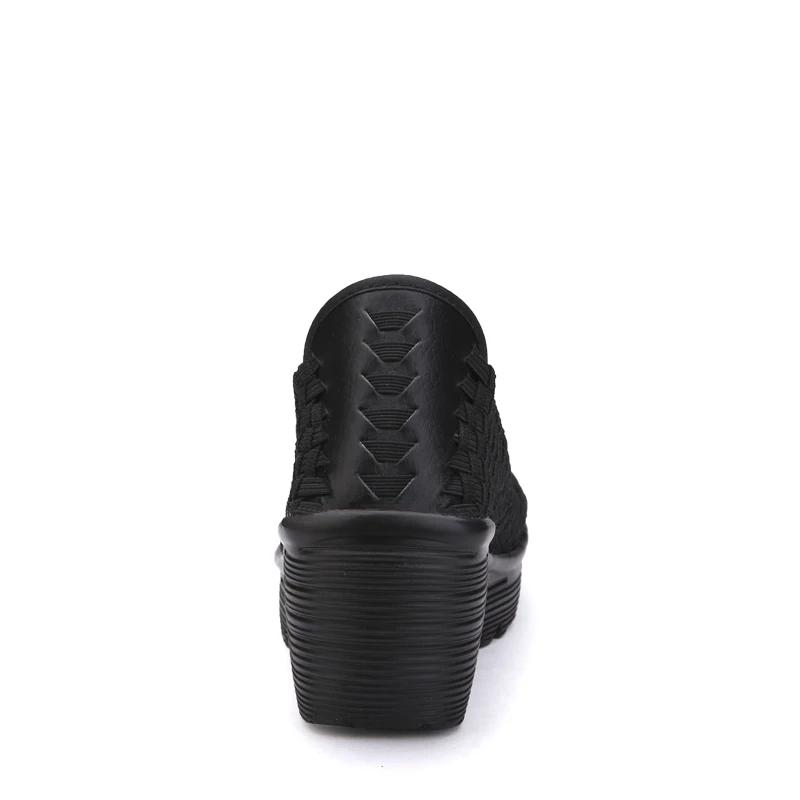 Scarpe da Donna Piattaforma Bassa Estive Sneakers Intrecciate da Passeggio Femminili Mocassini Casual 5CM Alta Qualità Tenis Donna Zapatos De Mujer