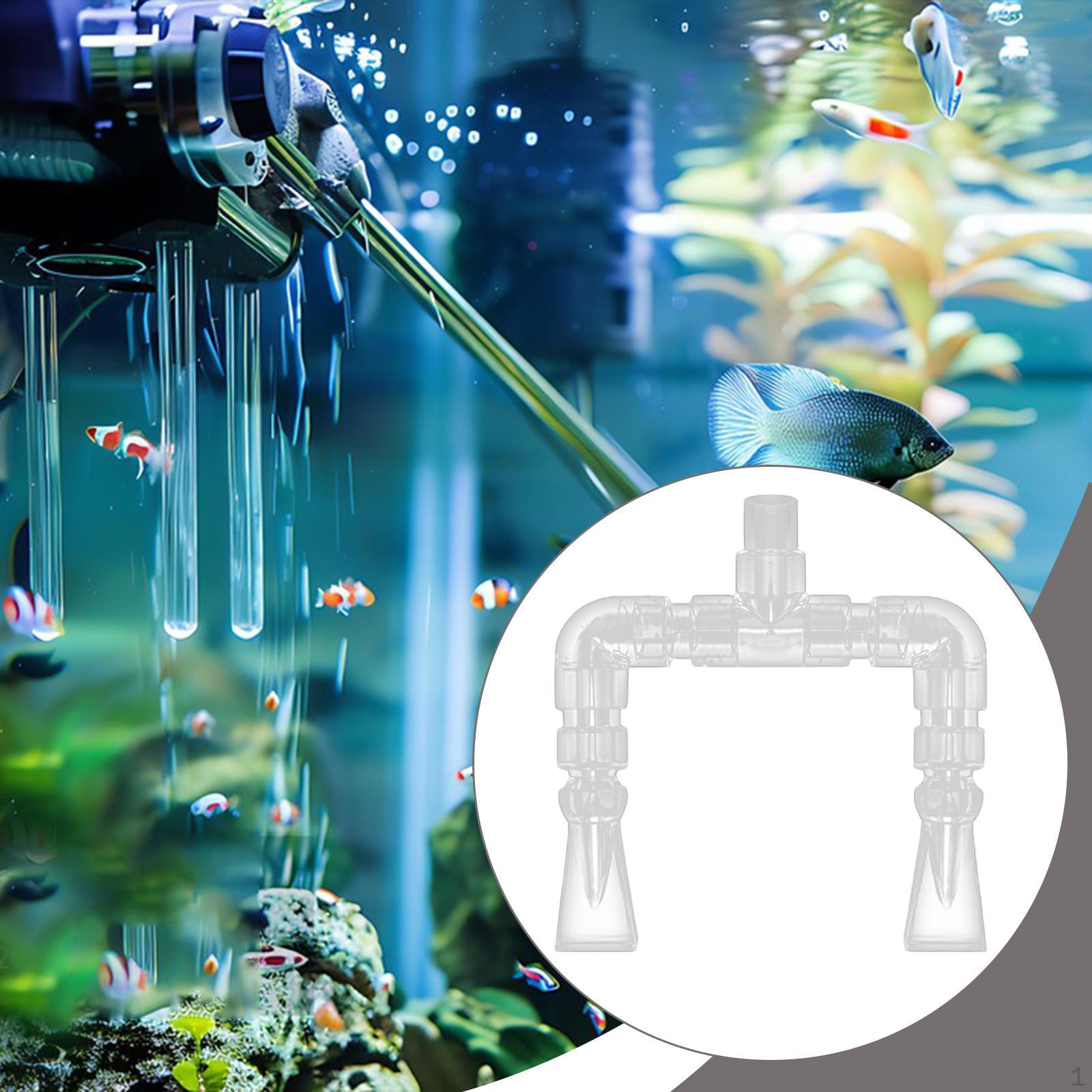 

Комплект сантехники для аквариума, регулируемые насадки-утконосы, возвратный фитинг, двойной выход Inner Dia. 16mm