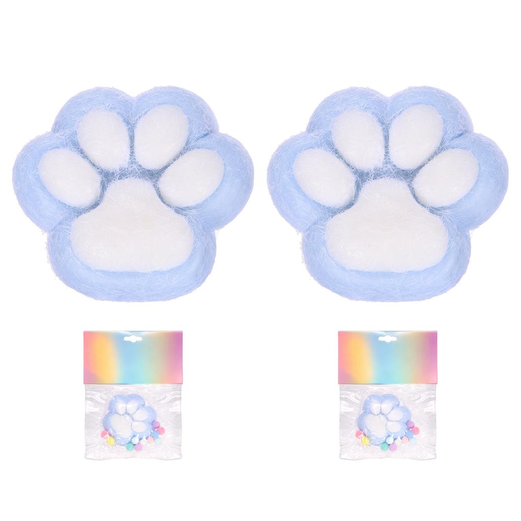 1/2Pcs 3" Cat Paw Squeeze Toy Cute Cat Paw Sensory Toy Soft Funny Fidget Toy Perfect For Stress Relieving Party Favors Gifts