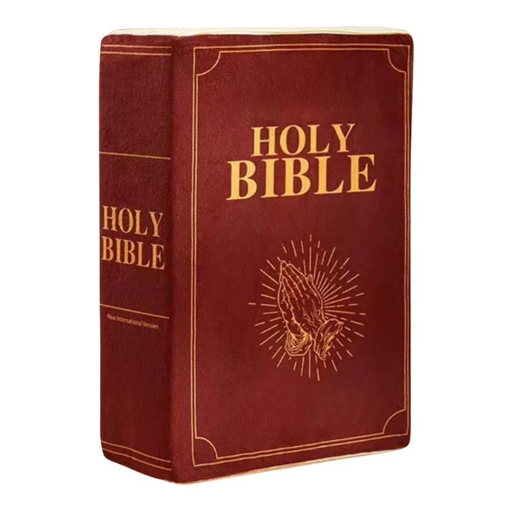 Bible Pillow Book Plush That Opens Cozy Faith Bible Pillow for Kids Adults Christian Gifts