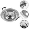 Multi-function Grilling Pan Aluminum Shabu Grill Supplies Steamer  Picnic