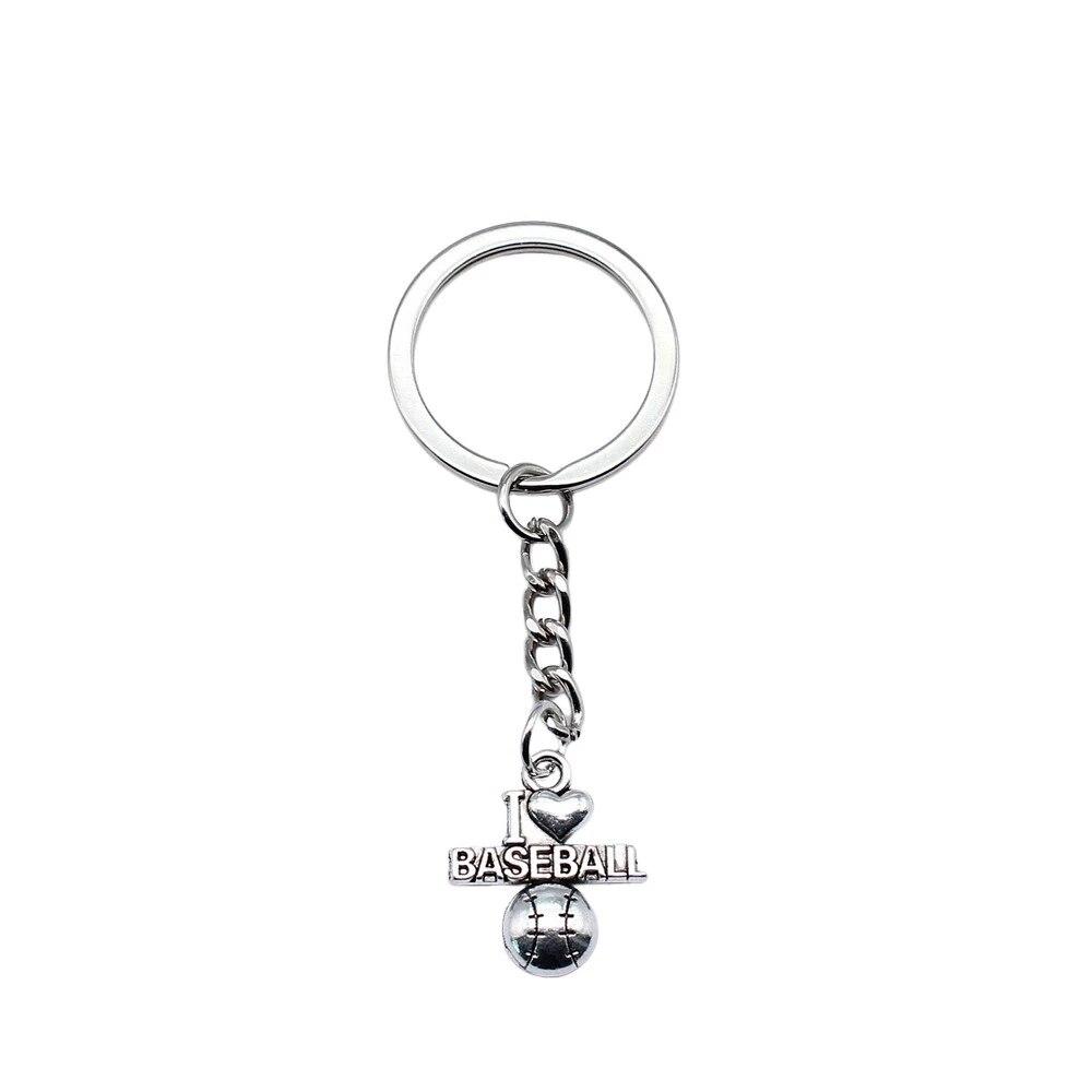 I Love Tags Keychains Decoration Popular Vintage Jewelry Ring Size 28Mm