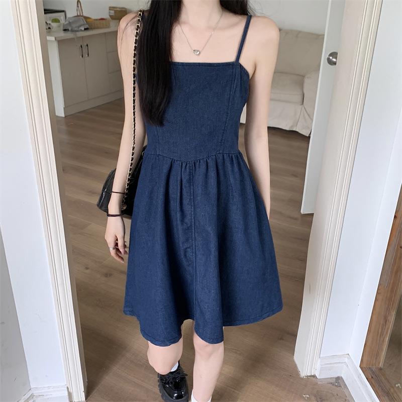 Women's Slimming Denim Short Skirt: Age-Defying Summer Style with Waist-Cinching Petite Puffy Design