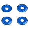 DRC Aluminum Spacer Type02 M6/Outer Diameter 18mm 4 Pieces Blue