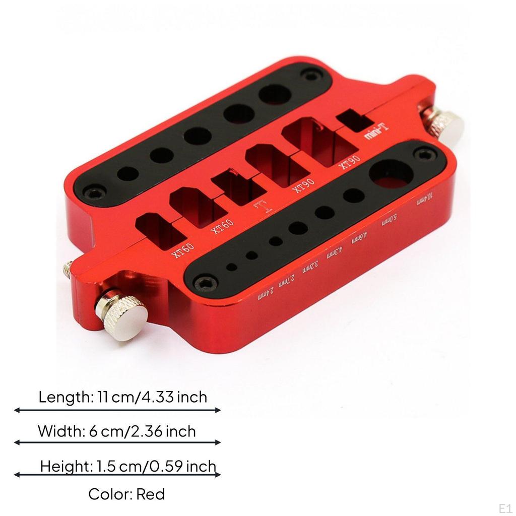 XT60 Soldering Jig VariousSize Slots XT90 Connector Holder Precision Cut RC Plug Stand for