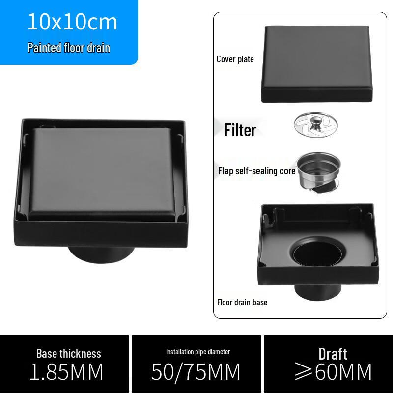 MDNG Invisible Square Floor Drain