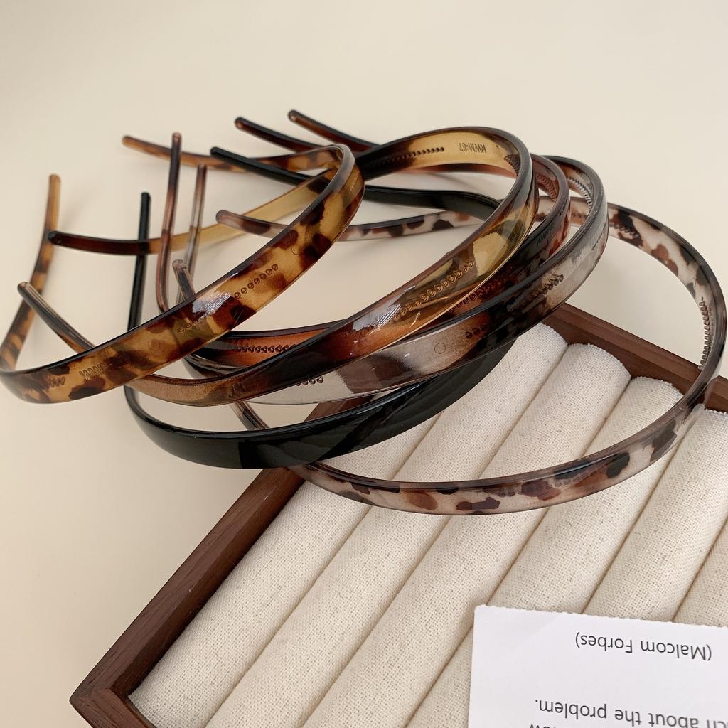 Forme de Monture de Lunettes de Soleil Tendance Serre-têtes Acryliques pour Femmes Serre-tête Denté Antidérapant Sans Trace Cerceau pour Cheveux Accessoires pour Cheveux