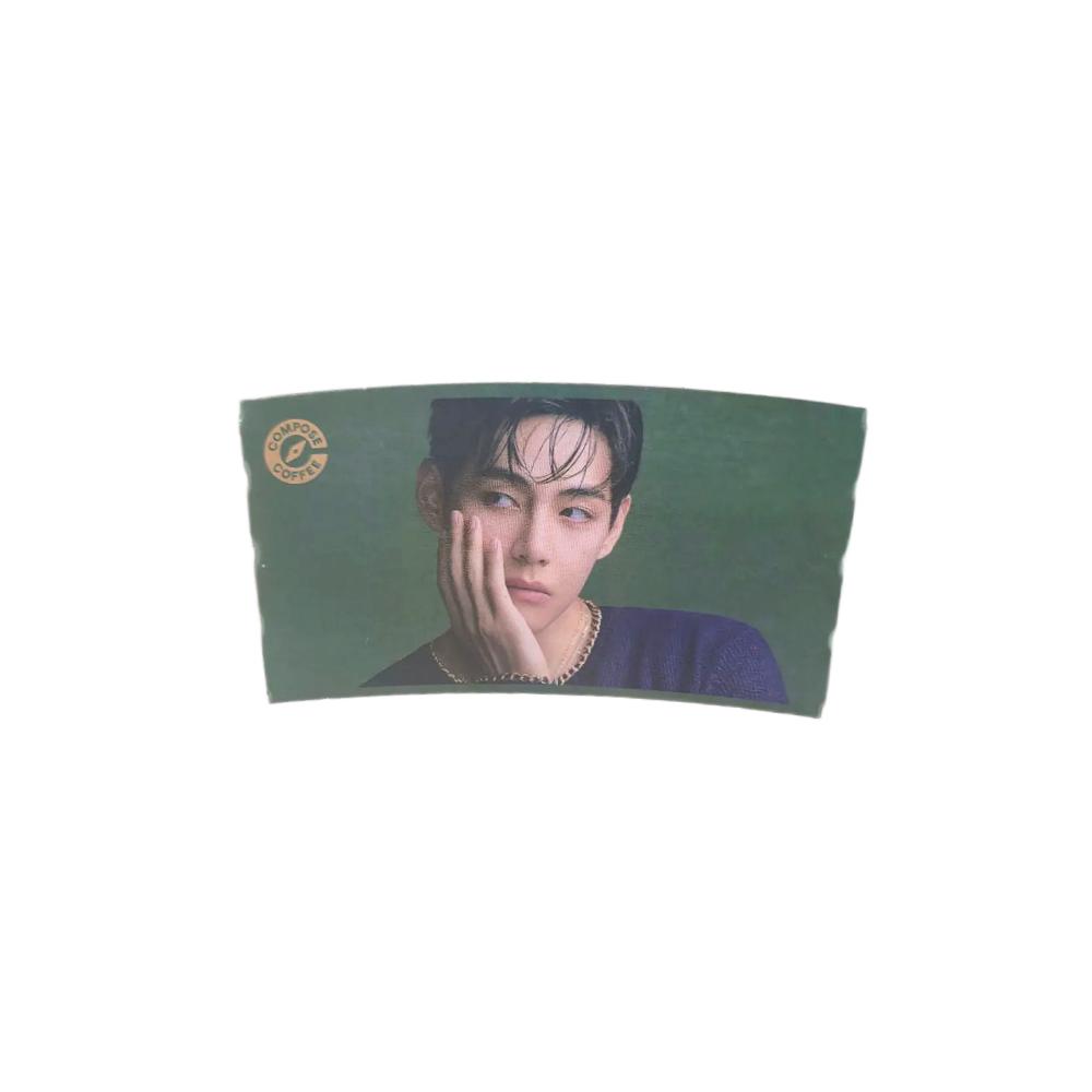BTS V Compose Coffee Cup Holder 1EA | Limited Event Sleeve