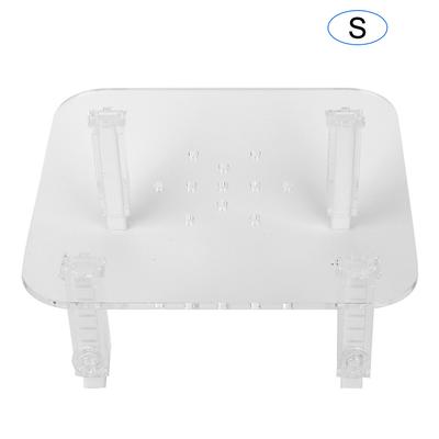 Acryl Langlebiger Protein Skimmer Halter Verstellbare Höhe Separator Erhöhung ZubehörS