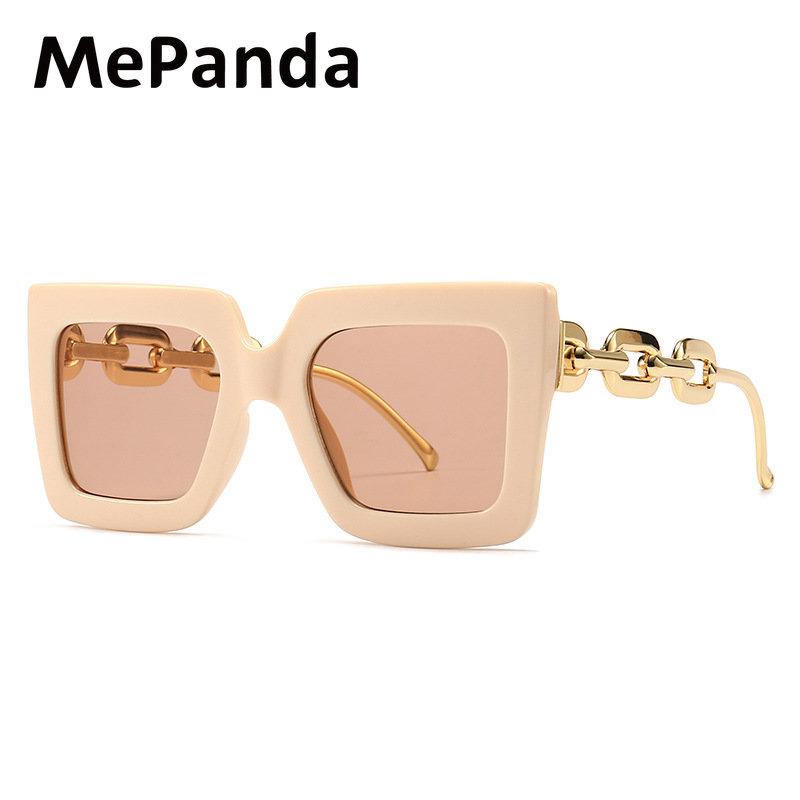 

Модні ретро-сонцезахисні окуляри MePanda Unisex3 з великою оправою, UV400