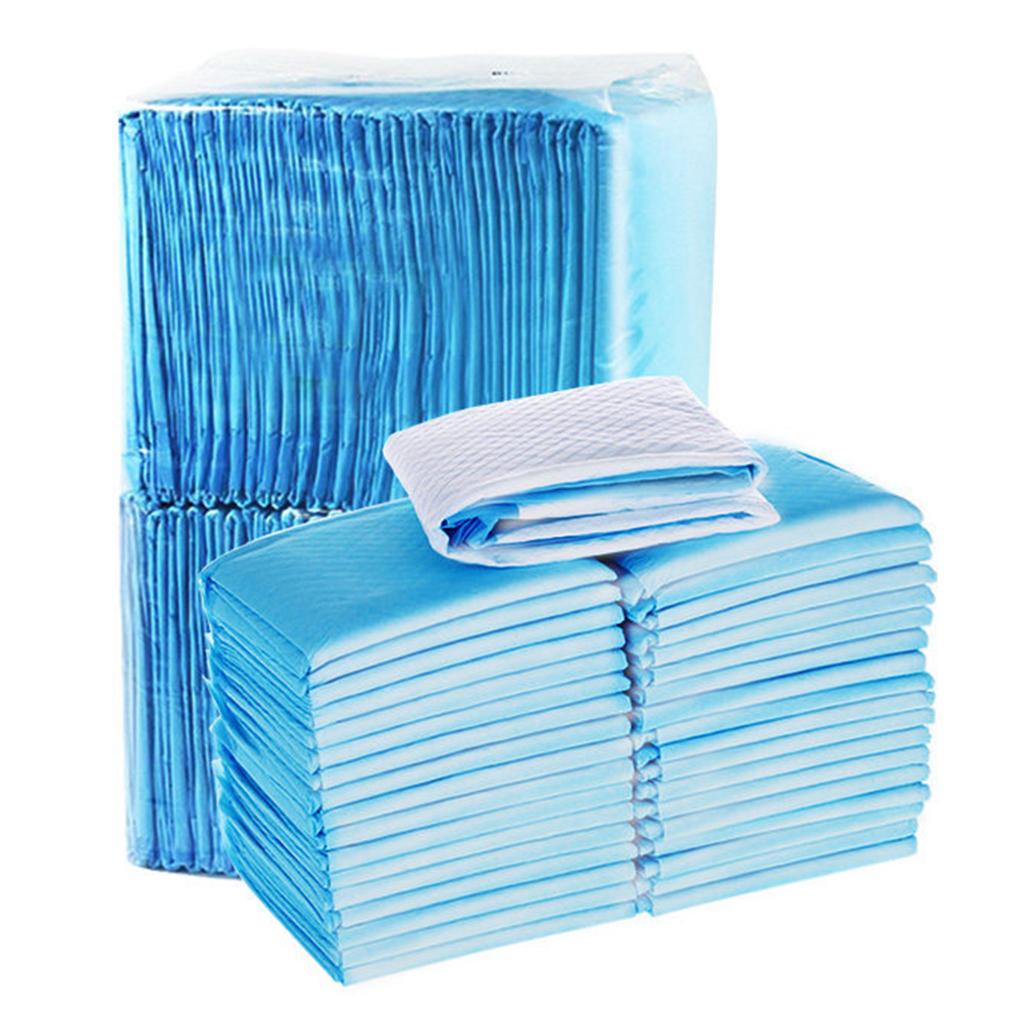 50 buc Covoraș absorbant pentru animale de companie, rezistent la scurgeri, respirabil, cu absorbție rapidă, îngroșat, covorașe de antrenament pentru câini și pisici pentru mașină, interior M 50 buc