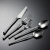 Slim Waist Handle Stainless Steel Cutlery Sets Western Tableware Knife Fork Spoon Tea Kitchen Accessories Hotel Table Service