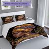 3pcs Custom Name Ethereal African Goddess Bedding Set Printed Bedding Set Duvet Cover Closure Includes 1 Duvet Cover & 2 Pillowcases Bedroom Decor