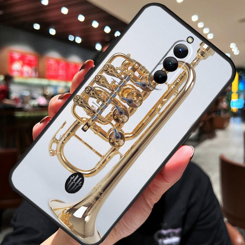 Piccolo Trumpet Brass Instruments Case For ZTE Nubia Red Magic 8S 9S 10S 8 9 10 Pro Plus 6S 7S 6 7 Pro 5G 6R 11 Pro Plus Cover