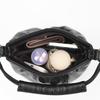 Women's Ruched Design Crossbody Bag Shoulder Bag Stylish Faux Leather Casual Bucket Bag