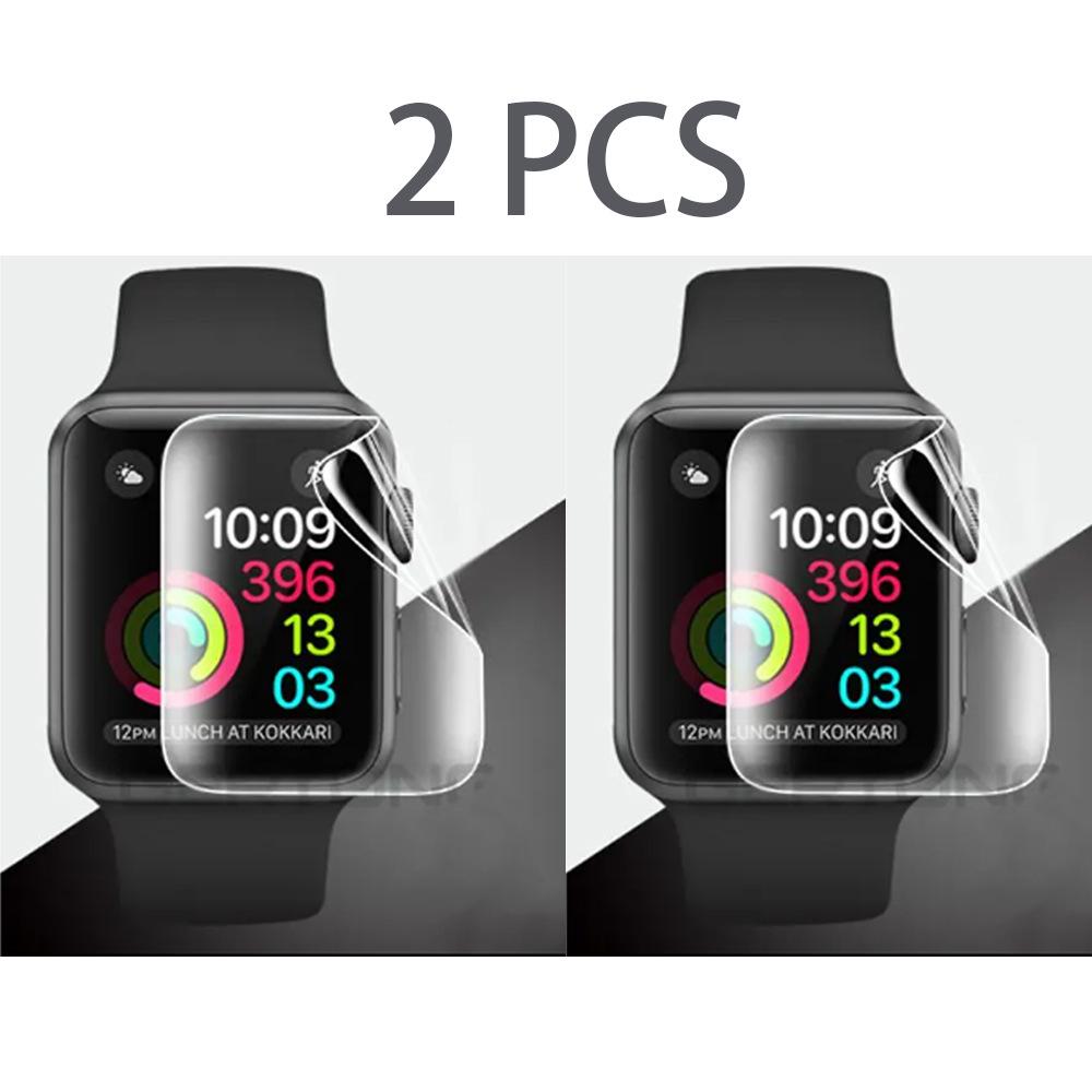 Apple Watch Protective Case & Hydrogel Screen Protector for All iWatch Series
