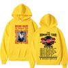 Bruno Mars The Romantic Tour 2026 Concert Hoodies Men Women Fashion Hip Hop Street Sweatshirts High Quality Fleece Casual Hoodie