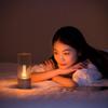 Stepless Dimming Candle Lamp 1800K Warm Light Breathing Light Effect Candela Lamp Rotatable Design Type C Rechargeable