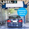 LABEL-X V8 Biturbo Skrift 3D Emblem Svart G63 S63 SL63 CL63 C63 CLS63 AMG