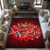 Manchester Customizable Name Floor Mat Perfect for Foyer Dormitory Playrooms Decorate room Anti-slip Rug Anime Office Decor Birthday/Christmas Gift