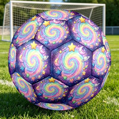 1pc Cosmic Whimsy Themed Soccer Ball, Size 5, Lightweight PVC Material, Outdoor Training Soccer Ball Gift. Q62240
