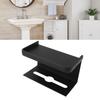 Toilet Paper Holder Wall Mount Tissue Roll Storage Rack Aluminum Tissue Dispenser for Bathroom Washroom