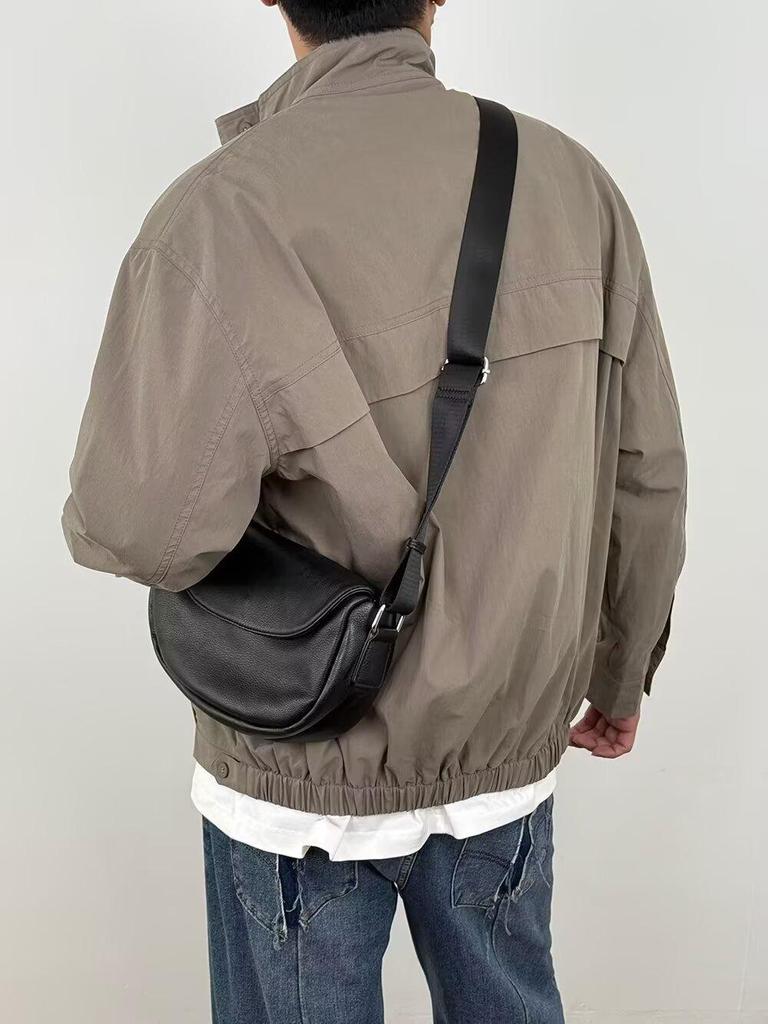 2025 Spring/Autumn Japanese Retro Loose Casual Plain Color Workwear Jacket