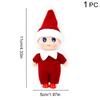 Poseable Christmas Baby Elf Dolls Ornament Plush Toys Kids Gift 2024 Christmas Party Decoration for Home 2025 New Year Supplies