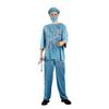 Creepy Outfit Surgeon With Blood Details For Halloween And Events Masquerade